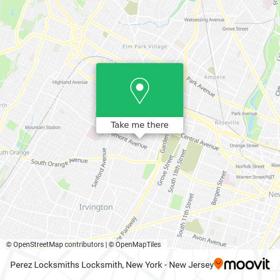 Mapa de Perez Locksmiths Locksmith