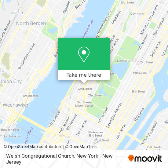 Mapa de Welsh Congregational Church