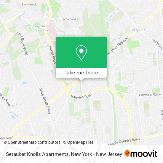 Setauket Knolls Apartments map