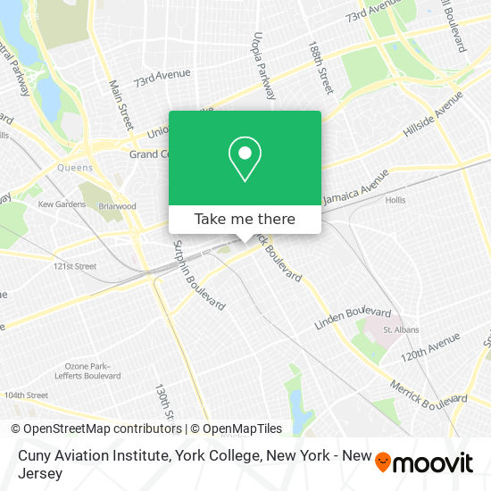 Cuny Aviation Institute, York College map
