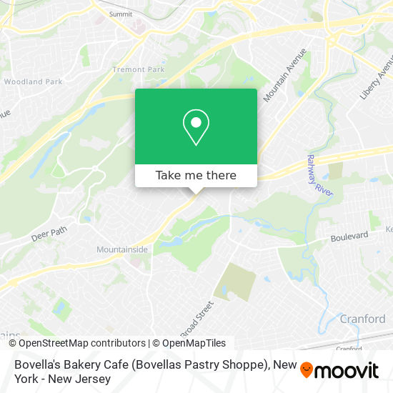 Bovella's Bakery Cafe (Bovellas Pastry Shoppe) map