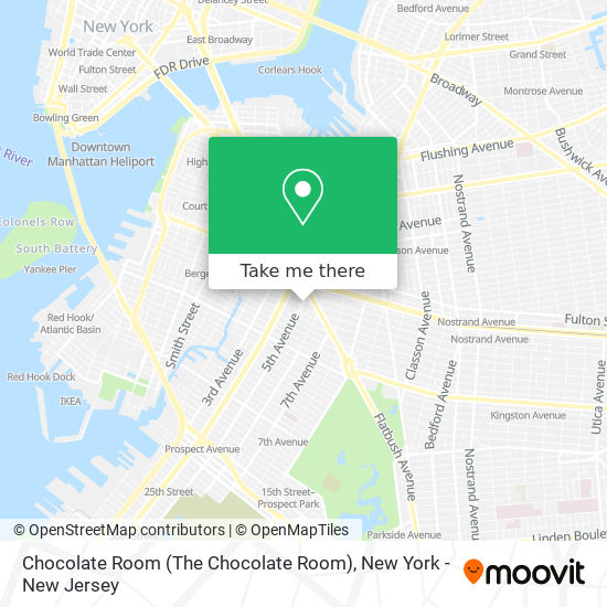 Chocolate Room (The Chocolate Room) map