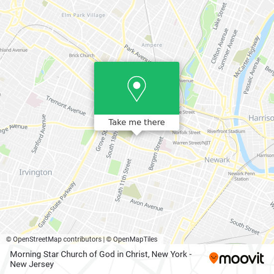 Morning Star Church of God in Christ map