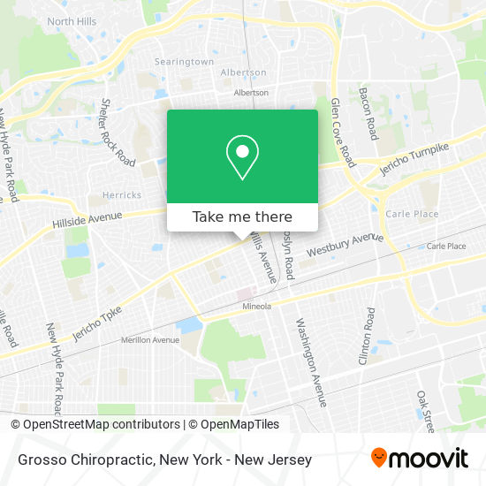Grosso Chiropractic map