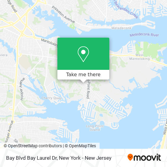 Bay Blvd Bay Laurel Dr map