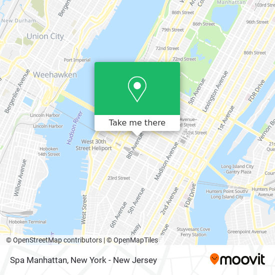 Spa Manhattan map