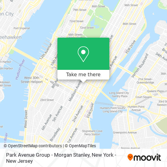 Park Avenue Group - Morgan Stanley map