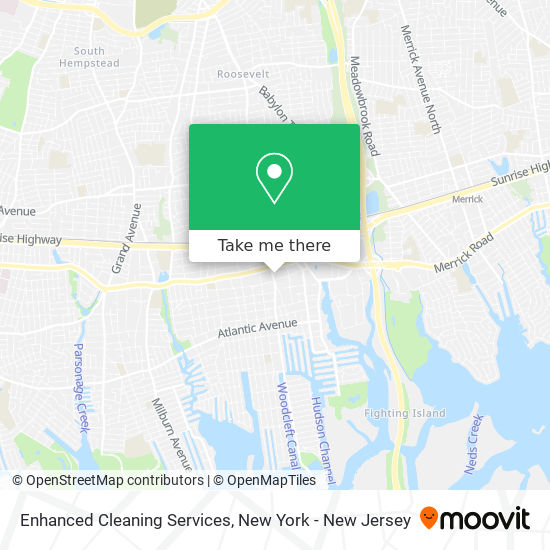 Enhanced Cleaning Services map