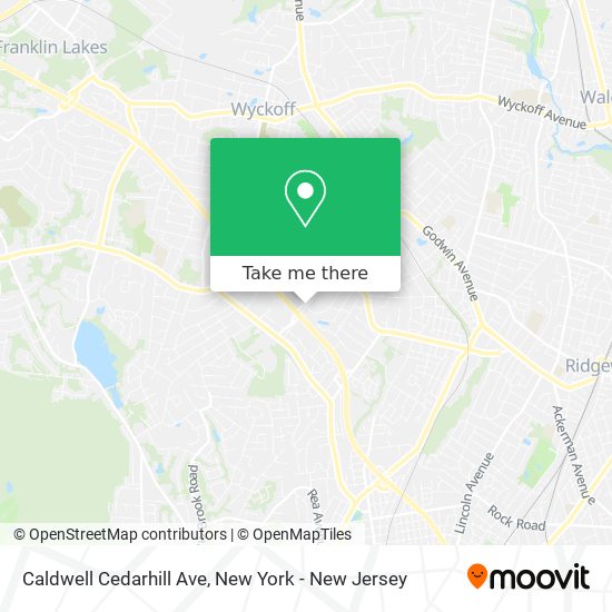 Mapa de Caldwell Cedarhill Ave