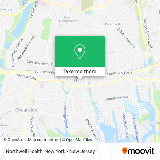 Mapa de Northwell Health