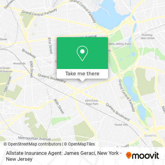 Mapa de Allstate Insurance Agent: James Geraci