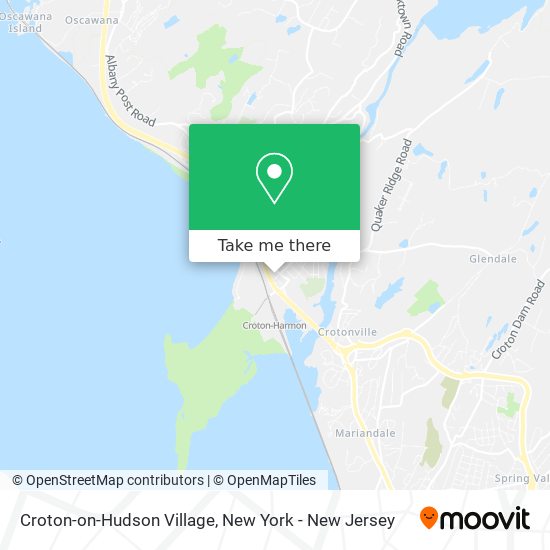 Croton-on-Hudson Village map