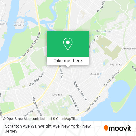 Mapa de Scranton Ave Wainwright Ave