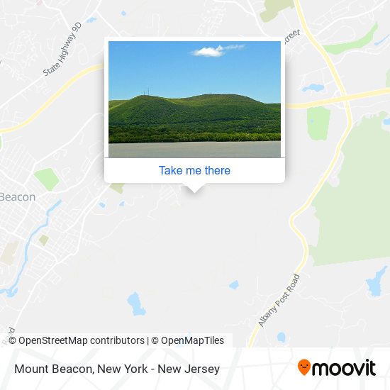 Mount Beacon map