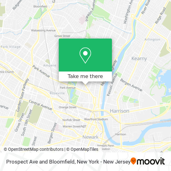 Mapa de Prospect Ave and Bloomfield