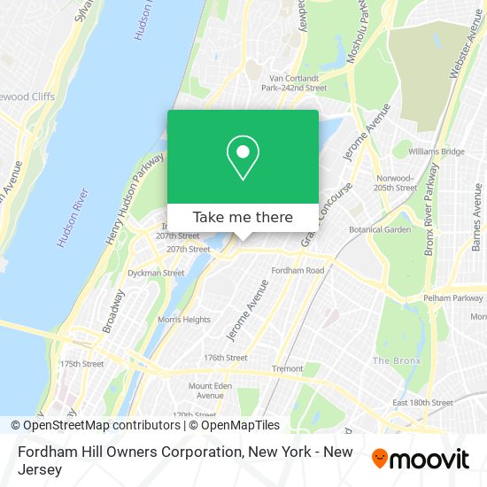 Fordham Hill Owners Corporation map