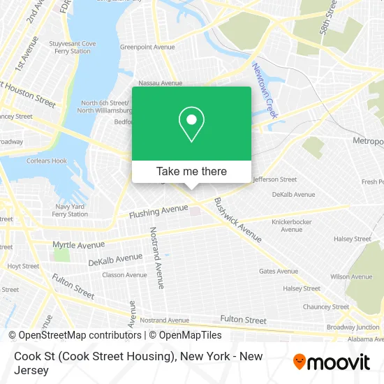 Cook St (Cook Street Housing) map