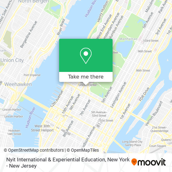 Mapa de Nyit International & Experiential Education