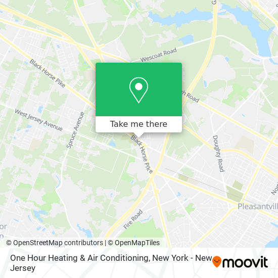 Mapa de One Hour Heating & Air Conditioning