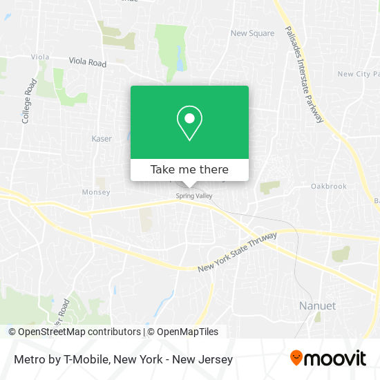 Metro by T-Mobile map