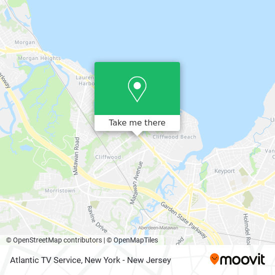 Atlantic TV Service map
