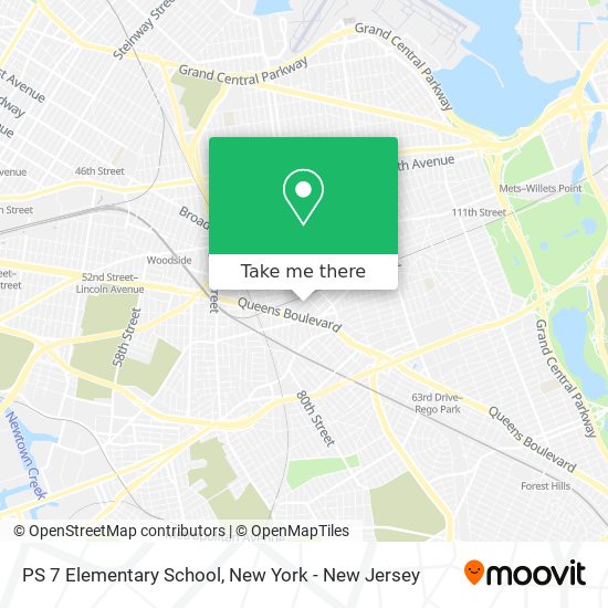 PS 7 Elementary School map