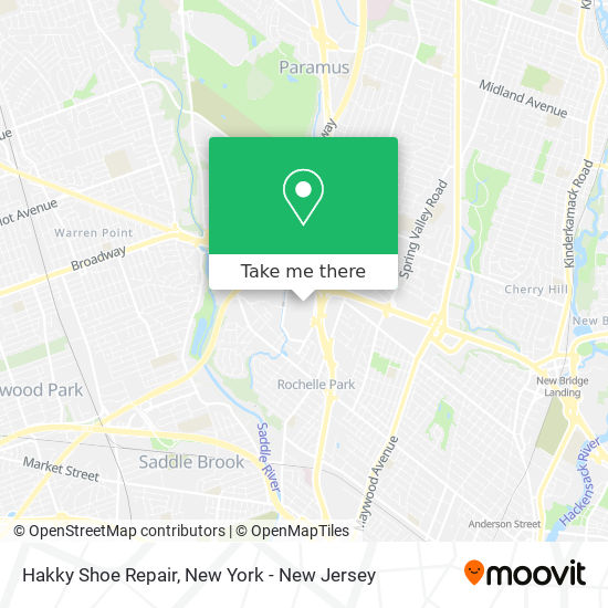 Mapa de Hakky Shoe Repair