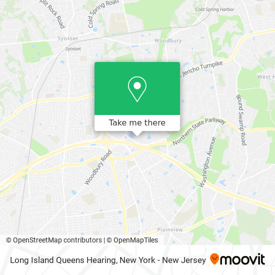 Long Island Queens Hearing map