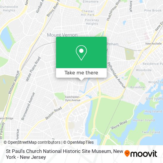 Mapa de St Paul's Church National Historic Site Museum