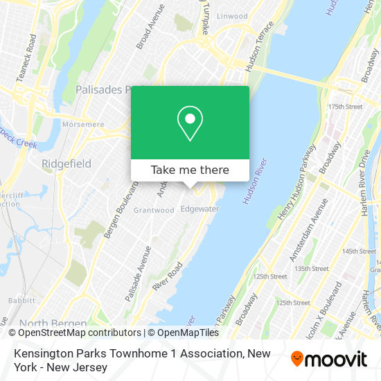 Mapa de Kensington Parks Townhome 1 Association