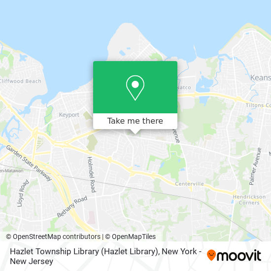 Hazlet Township Library (Hazlet Library) map
