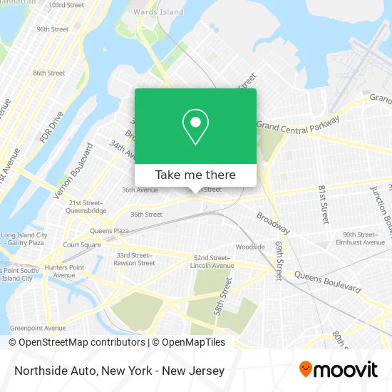 Northside Auto map