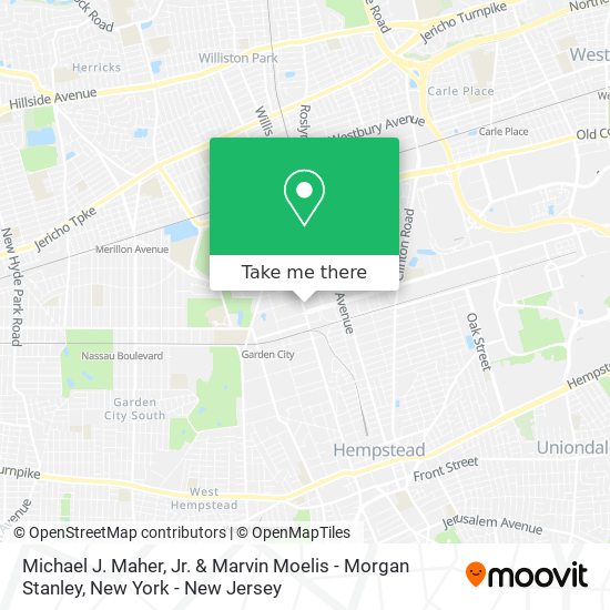 Michael J. Maher, Jr. & Marvin Moelis - Morgan Stanley map