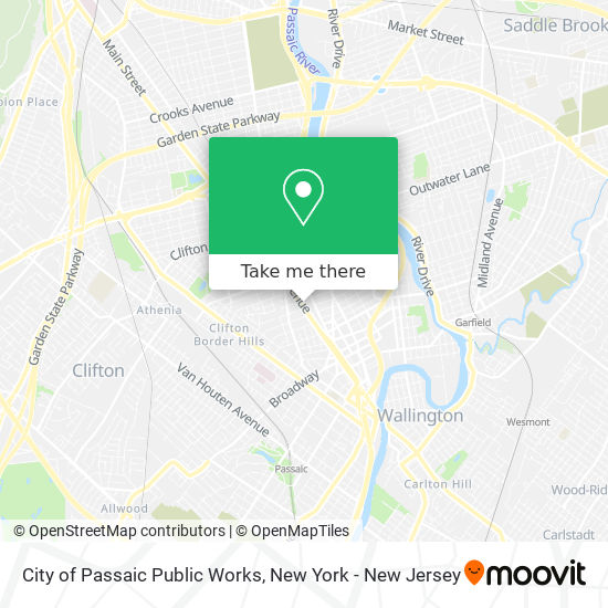 Mapa de City of Passaic Public Works