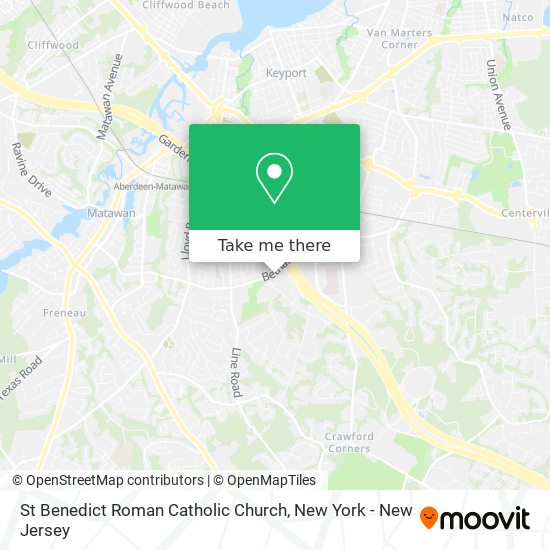 St Benedict Roman Catholic Church map