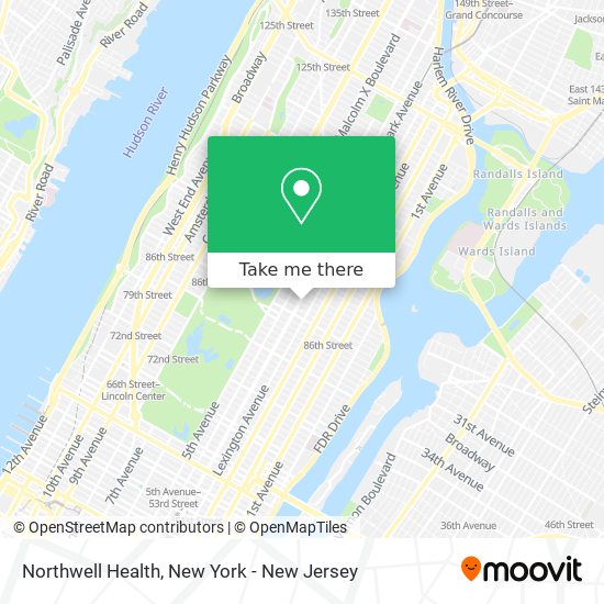 Northwell Health map