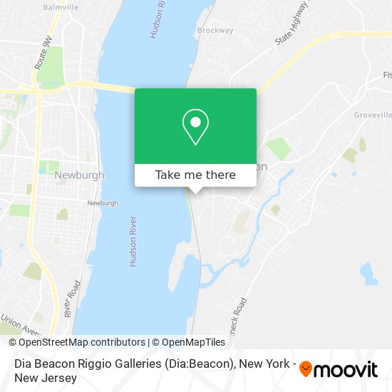 Mapa de Dia Beacon Riggio Galleries (Dia:Beacon)