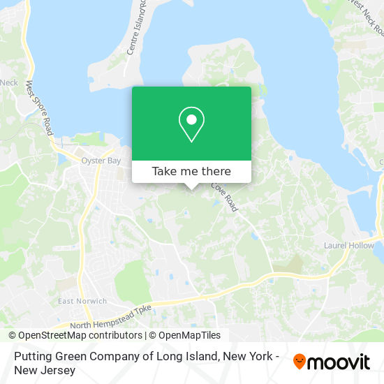 Putting Green Company of Long Island map