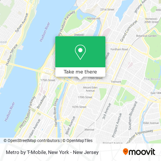 Metro by T-Mobile map