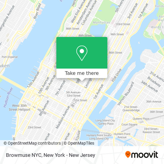 Browmuse NYC map
