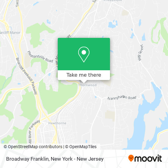 Broadway Franklin map