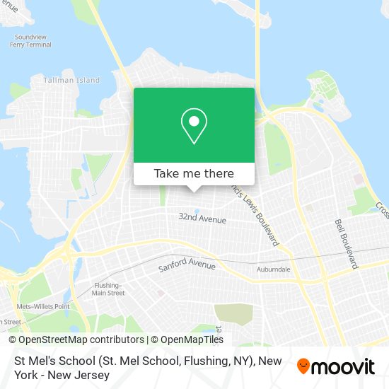 Mapa de St Mel's School (St. Mel School, Flushing, NY)