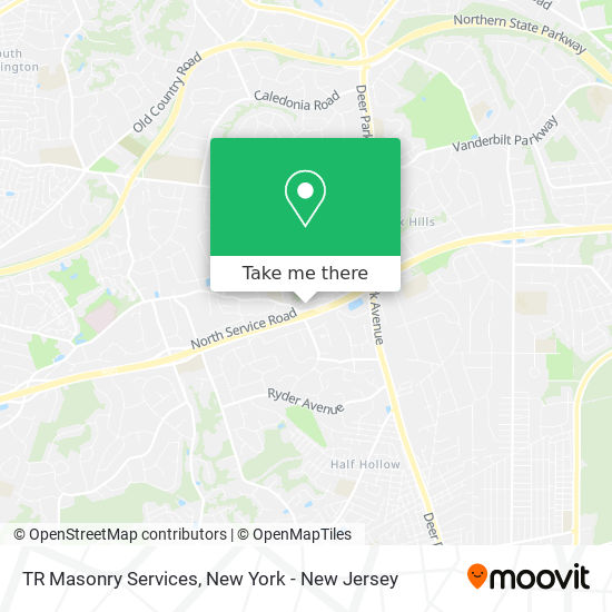 TR Masonry Services map