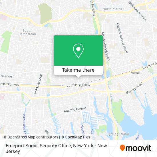 Freeport Social Security Office map