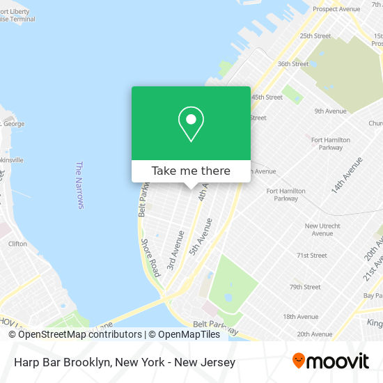 Mapa de Harp Bar Brooklyn