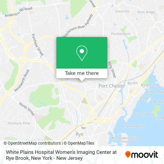 Mapa de White Plains Hospital Women's Imaging Center at Rye Brook