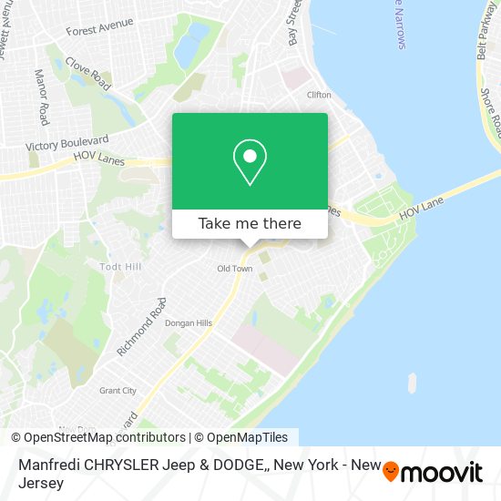 Manfredi CHRYSLER Jeep & DODGE, map