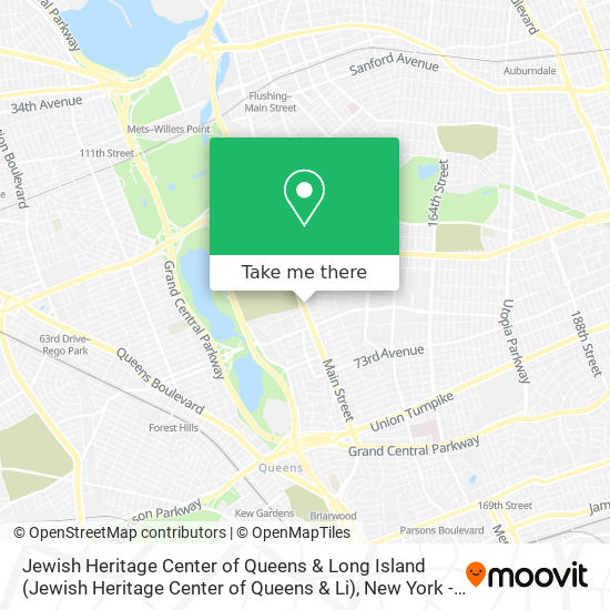Mapa de Jewish Heritage Center of Queens & Long Island (Jewish Heritage Center of Queens & Li)