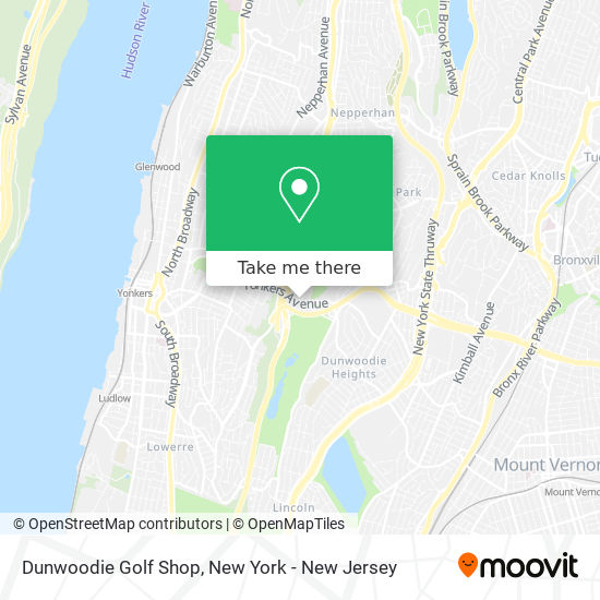 Dunwoodie Golf Shop map