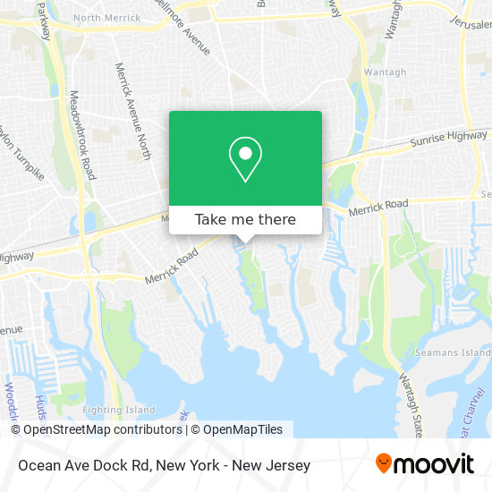 Mapa de Ocean Ave Dock Rd